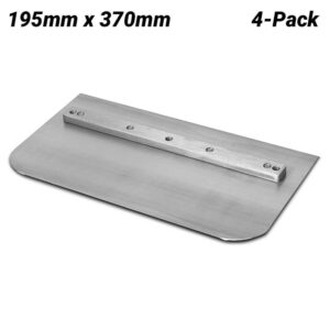 Flextool FT201822-UNIT (FT-S40-18) 4-Pack 195mm x 370mm Combination Trowel Blade to suit 40" Power Trowels