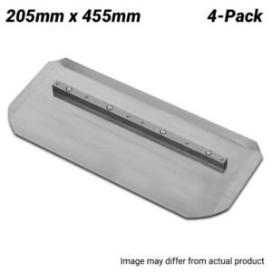 Flextool FT220480-UNIT (BR-20480) 4-Pack 205mm x 455mm Combination Trowel Blade to suit 46" & 48" Power Trowels