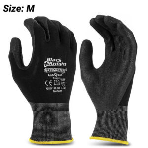 Maxisafe GNN192-08 (GNN192-M) Medium Black Knight Gripmaster Gloves