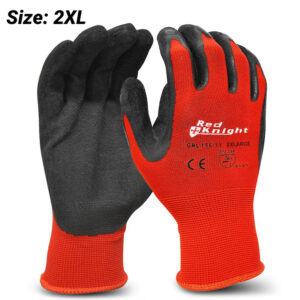 Maxisafe GNL156-11 (GNL156-2XL) 2-Extra Large Red Knight Latex Gripmaster Gloves