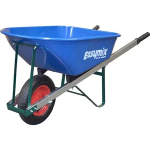 EASYMIX BLUE STEEL TRAY HANDYMAN WHEELBARROW 100LTR